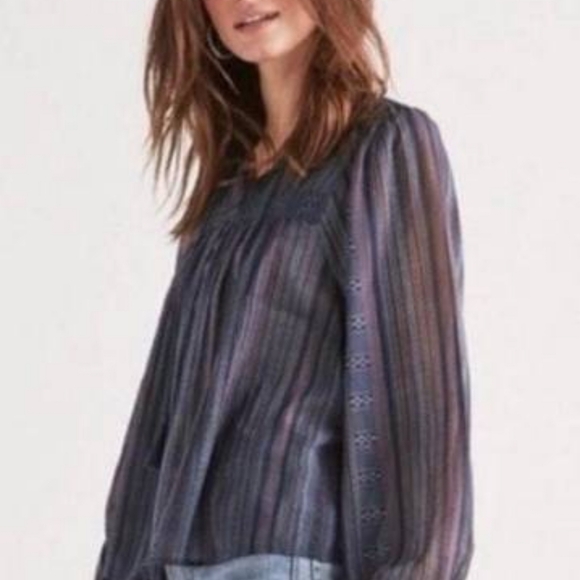 Lucky Brand Peasant Blouse - Picture 6 of 6